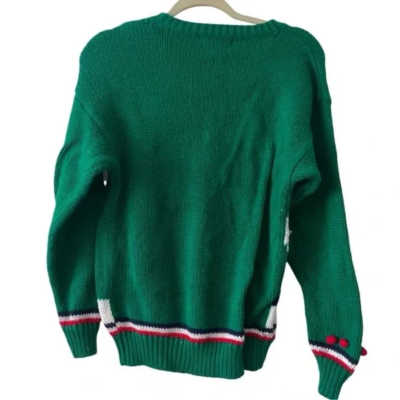 1980's Adelle Barre Unisex Vintage Ugly Christmas Sweater - Picture 2 of 5